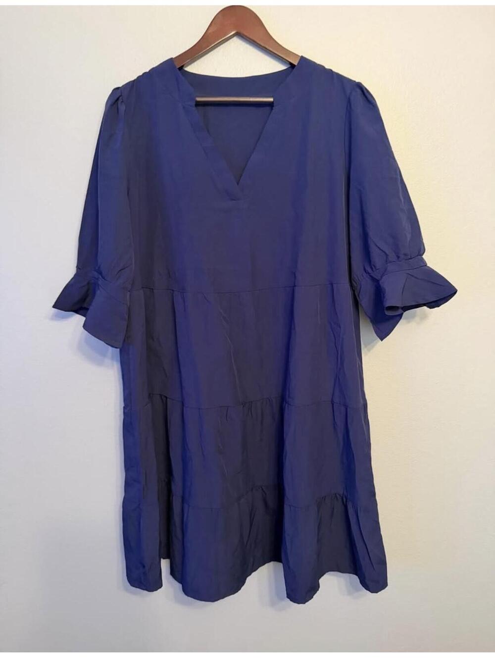 Navy Blue Casual Dress Women’s XL
